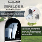 White Mailbox With Dry Insert