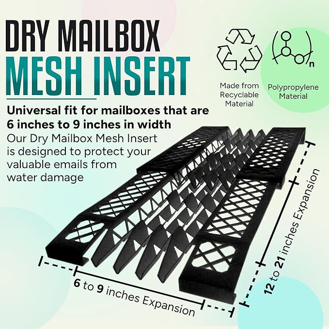 Dry Mailbox Insert